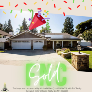 Front of 4349 Camphor Ave with SOLD Celebration Text